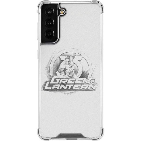 DC Comics Green Lantern Sketch Art Action Pose Galaxy S22 Plus Clear Case