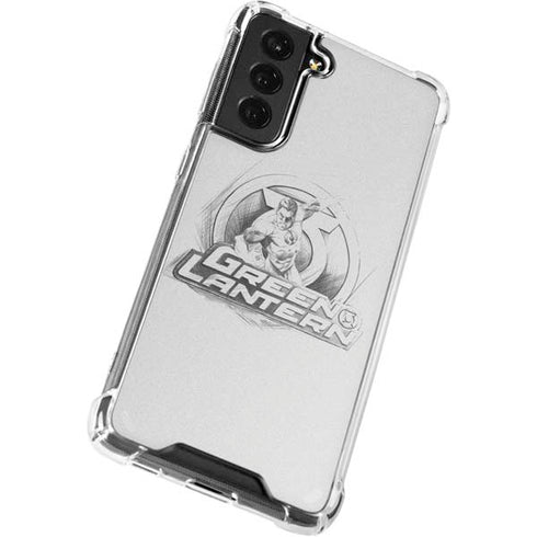 DC Comics Green Lantern Sketch Art Action Pose Galaxy S22 Plus Clear Case