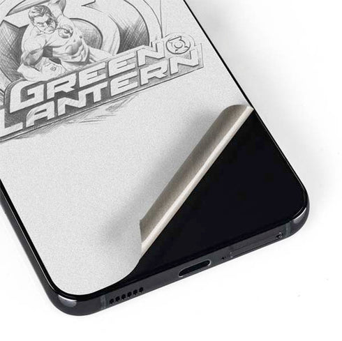 DC Comics Green Lantern Sketch Art Action Pose Galaxy S22 Plus Skin