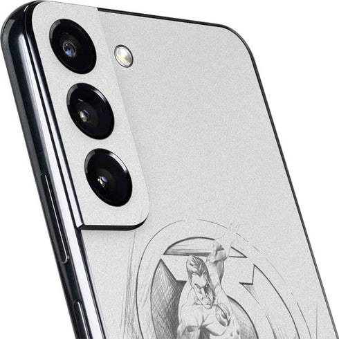 DC Comics Green Lantern Sketch Art Action Pose Galaxy S22 Skin