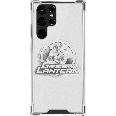 DC Comics Green Lantern Sketch Art Action Pose Galaxy S22 Ultra Clear Case
