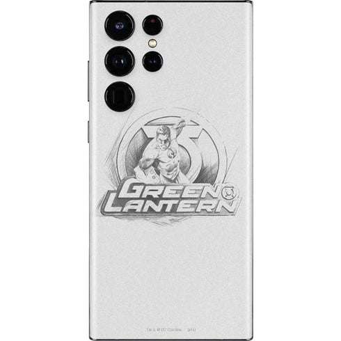 DC Comics Green Lantern Sketch Art Action Pose Galaxy S22 Ultra Skin