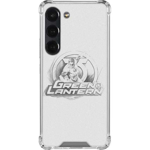 DC Comics Green Lantern Sketch Art Action Pose Galaxy S23 Clear Case