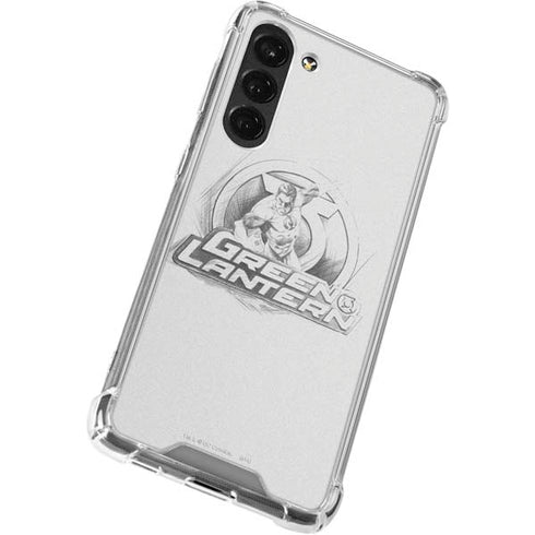 DC Comics Green Lantern Sketch Art Action Pose Galaxy S23 Plus Clear Case