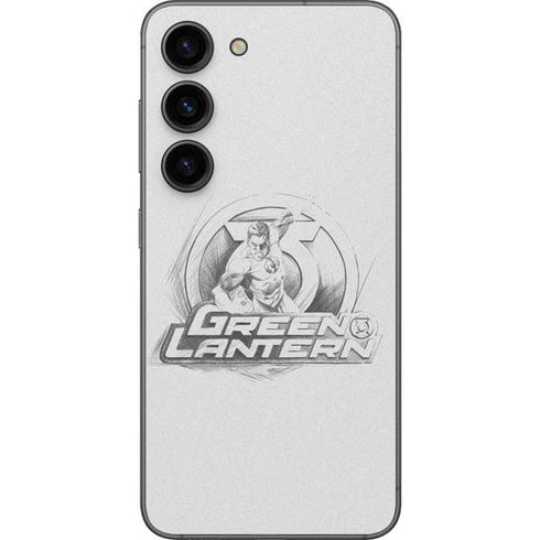DC Comics Green Lantern Sketch Art Action Pose Galaxy S23 Skin