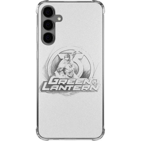 DC Comics Green Lantern Sketch Art Action Pose Galaxy S24 Plus Clear Case
