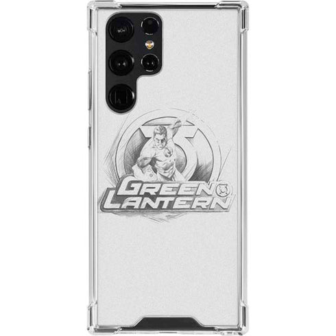 DC Comics Green Lantern Sketch Art Action Pose Galaxy S24 Ultra Clear Case