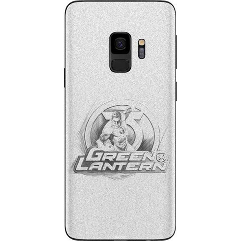 DC Comics Green Lantern Sketch Art Action Pose Galaxy S9 Skin