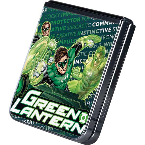 DC Comics Green Lantern Sketch Art Action Pose Galaxy Z Flip5 5G Skin