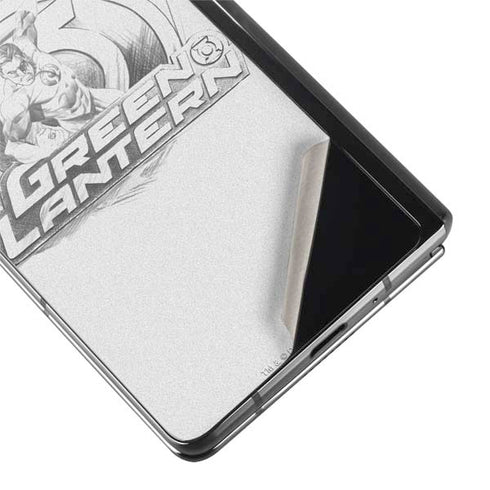 DC Comics Green Lantern Sketch Art Action Pose Galaxy Z Fold2 5G Skin