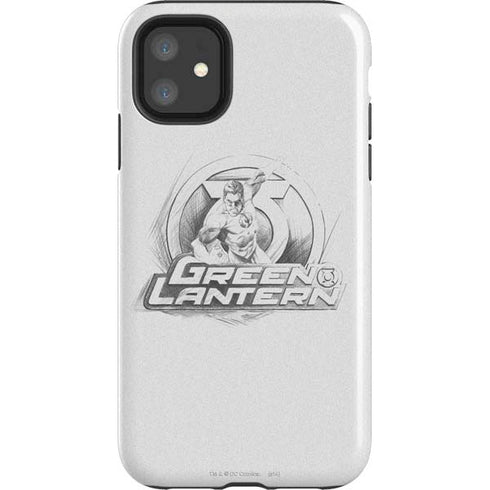 DC Comics Green Lantern Sketch Art Action Pose iPhone 11 Impact Case