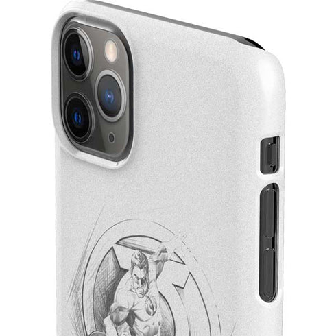 DC Comics Green Lantern Sketch Art Action Pose iPhone 11 Pro Max Lite Case