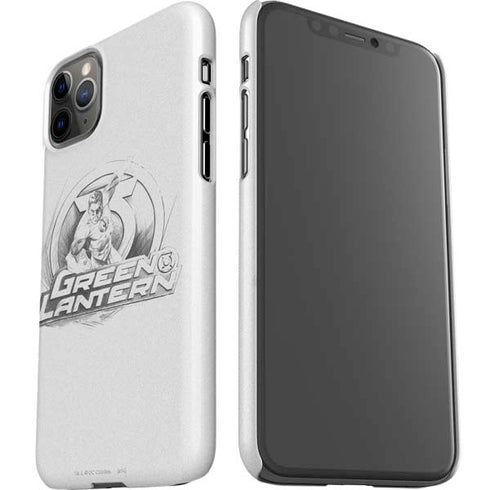 DC Comics Green Lantern Sketch Art Action Pose iPhone 11 Pro Max Lite Case