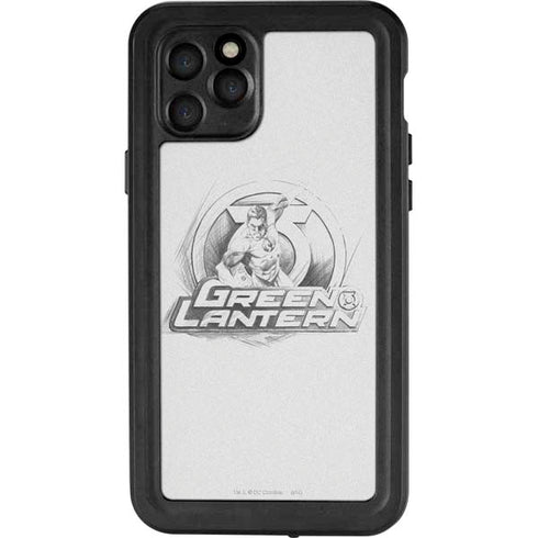 DC Comics Green Lantern Sketch Art Action Pose iPhone 11 Pro Waterproof Case