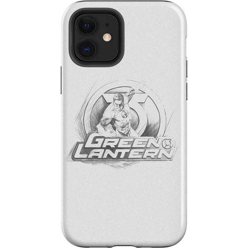 DC Comics Green Lantern Sketch Art Action Pose iPhone 12 Impact Case
