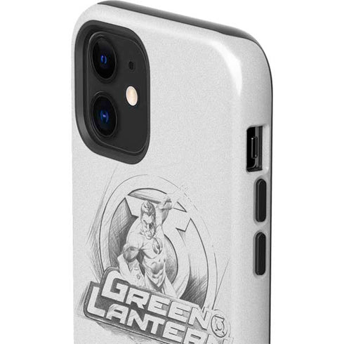 DC Comics Green Lantern Sketch Art Action Pose iPhone 12 Impact Case