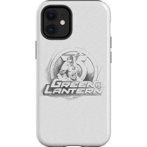DC Comics Green Lantern Sketch Art Action Pose iPhone 12 Mini Impact Case