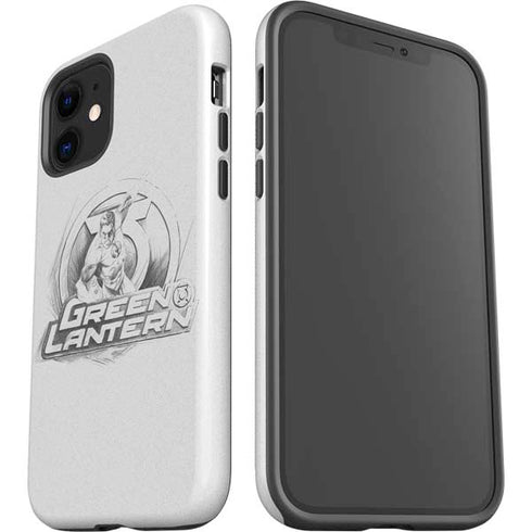 DC Comics Green Lantern Sketch Art Action Pose iPhone 12 Mini Impact Case