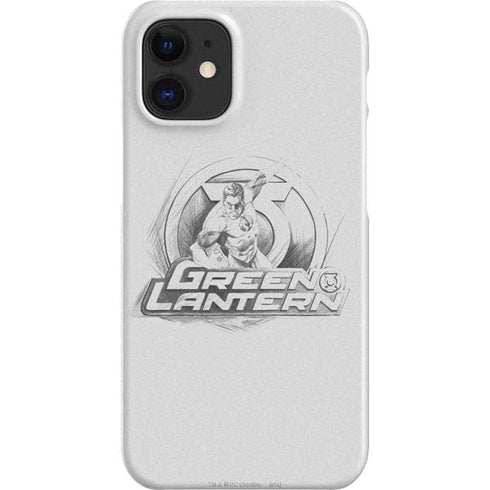 DC Comics Green Lantern Sketch Art Action Pose iPhone 12 Mini Lite Case