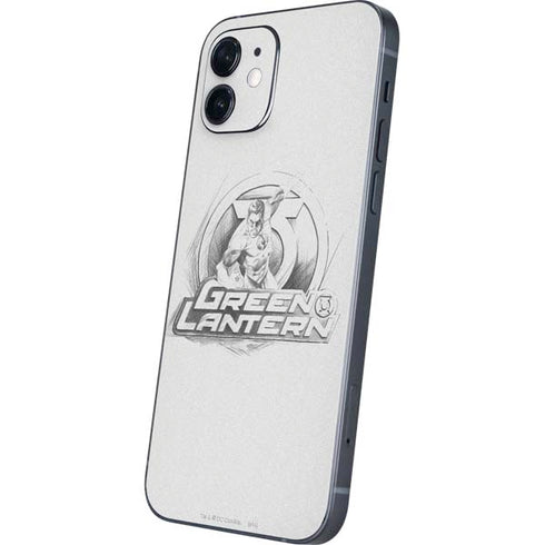 DC Comics Green Lantern Sketch Art Action Pose iPhone 12 Mini Skin