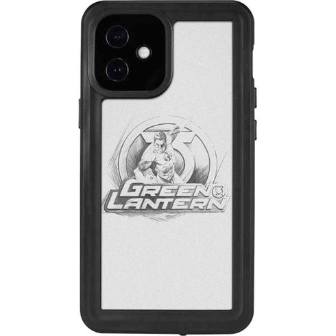 DC Comics Green Lantern Sketch Art Action Pose iPhone 12 Mini Waterproof Case
