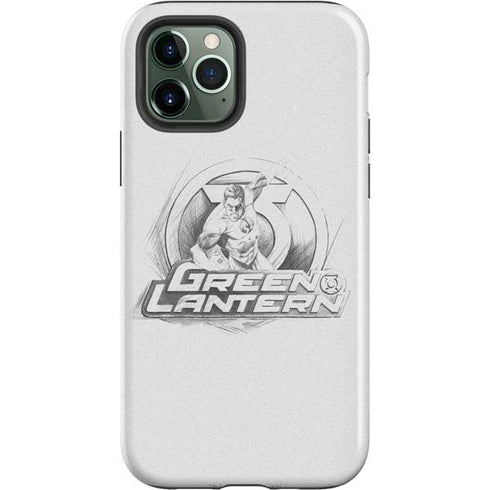 DC Comics Green Lantern Sketch Art Action Pose iPhone 12 Pro Impact Case