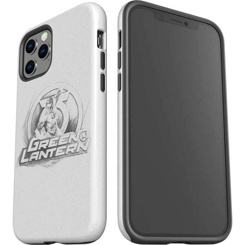 DC Comics Green Lantern Sketch Art Action Pose iPhone 12 Pro Impact Case