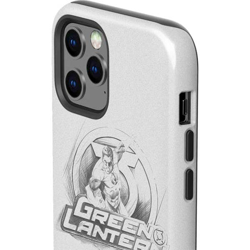DC Comics Green Lantern Sketch Art Action Pose iPhone 12 Pro Max Impact Case