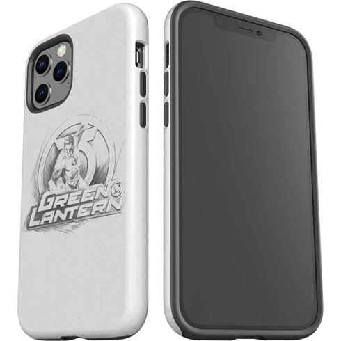DC Comics Green Lantern Sketch Art Action Pose iPhone 12 Pro Max Impact Case