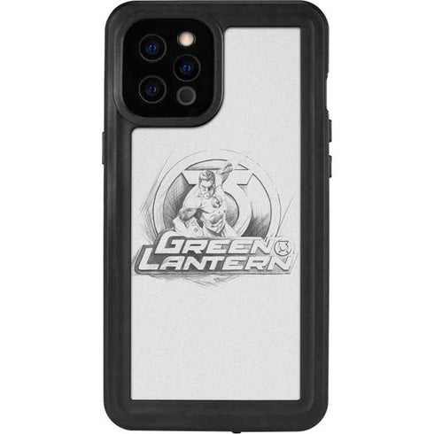 DC Comics Green Lantern Sketch Art Action Pose iPhone 12 Pro Max Waterproof Case
