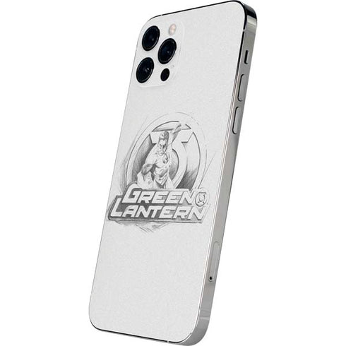 DC Comics Green Lantern Sketch Art Action Pose iPhone 12 Pro Skin