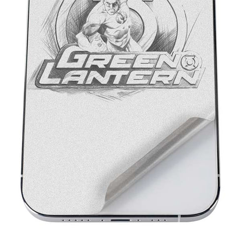 DC Comics Green Lantern Sketch Art Action Pose iPhone 12 Pro Skin