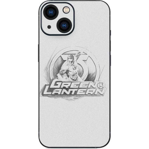DC Comics Green Lantern Sketch Art Action Pose iPhone 13 Mini Skin