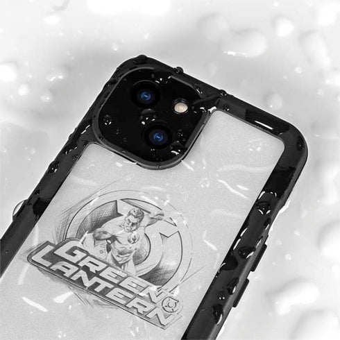 DC Comics Green Lantern Sketch Art Action Pose iPhone 13 Mini Waterproof Case