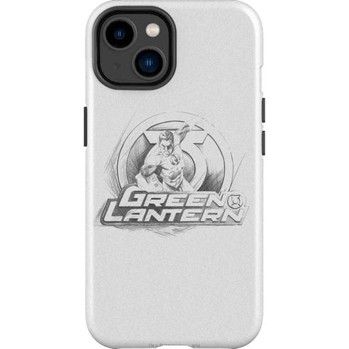 DC Comics Green Lantern Sketch Art Action Pose iPhone 14 Plus Impact Case