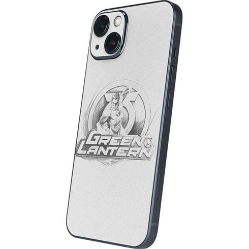DC Comics Green Lantern Sketch Art Action Pose iPhone 15 Plus Skin
