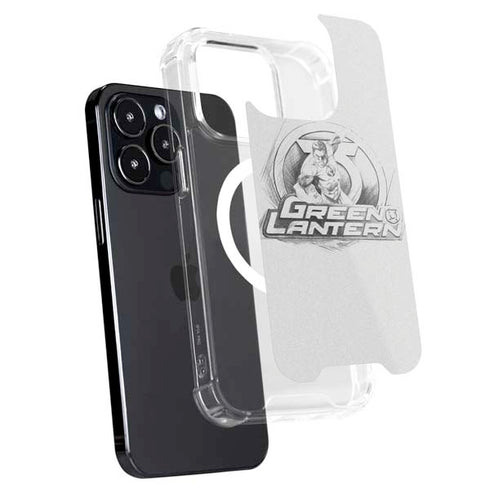 DC Comics Green Lantern Sketch Art Action Pose iPhone 14 Pro MagSafe Case