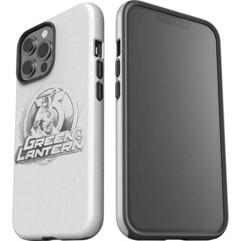 DC Comics Green Lantern Sketch Art Action Pose iPhone 15 Pro Max Impact Case