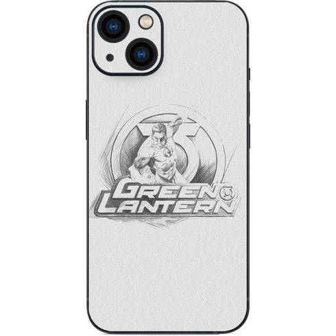 DC Comics Green Lantern Sketch Art Action Pose iPhone 14 Skin