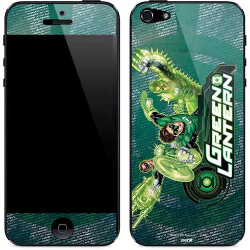 DC Comics Green Lantern Sketch Art Action Pose iPhone 5/5s/5SE Skin