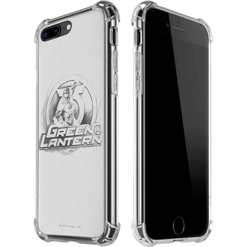 DC Comics Green Lantern Sketch Art Action Pose iPhone 7/8 Plus Clear Case