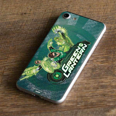 DC Comics Green Lantern Sketch Art Action Pose iPhone 8 Skin