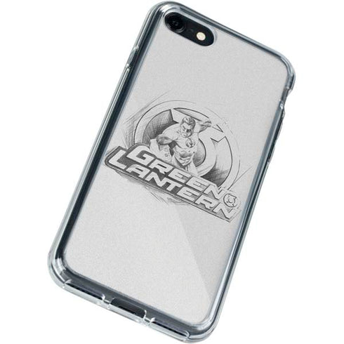 DC Comics Green Lantern Sketch Art Action Pose iPhone SE (2nd & 3rd Gen) Clear Case