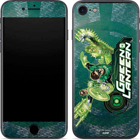 DC Comics Green Lantern Sketch Art Action Pose iPhone SE (2nd & 3rd Gen) Skin