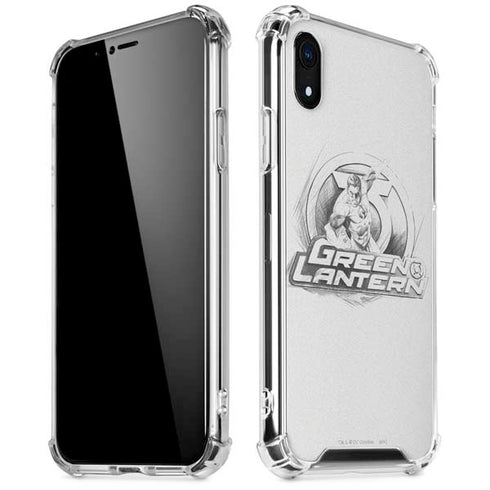 DC Comics Green Lantern Sketch Art Action Pose iPhone XR Clear Case