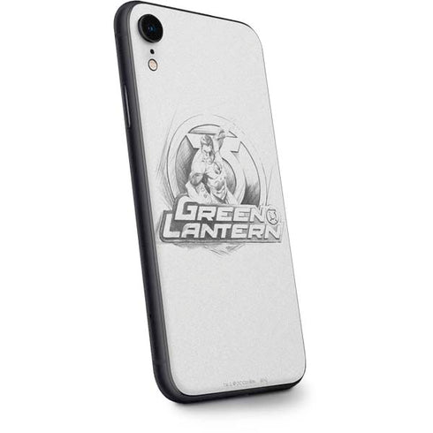 DC Comics Green Lantern Sketch Art Action Pose iPhone XR Skin