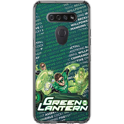 DC Comics Green Lantern Sketch Art Action Pose LG K51/Q51 Clear Case