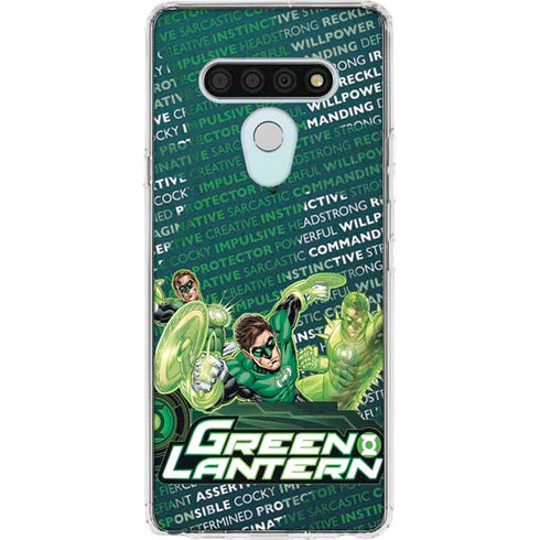 DC Comics Green Lantern Sketch Art Action Pose LG Stylo 6 Clear Case