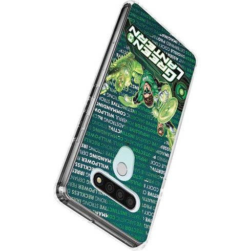 DC Comics Green Lantern Sketch Art Action Pose LG Stylo 6 Clear Case