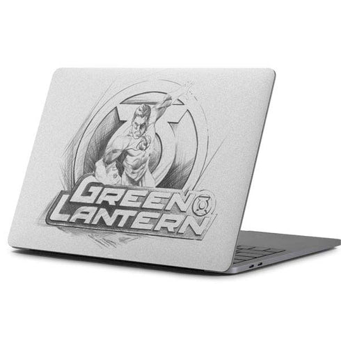 DC Comics Green Lantern Sketch Art Action Pose Apple MacBook Pro 13-inch Skin
